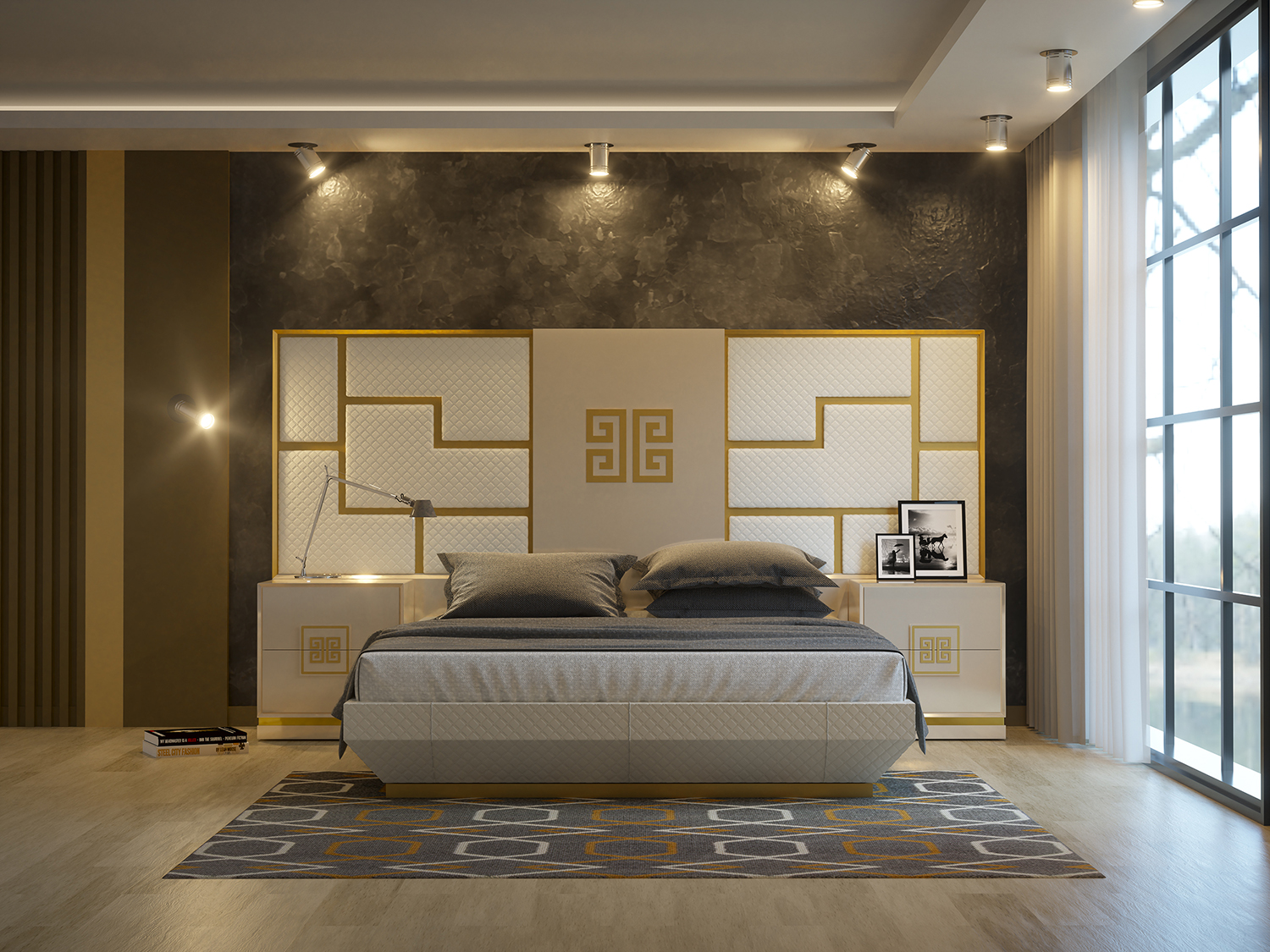 Dormitorio moderno 003 - MuebleBello